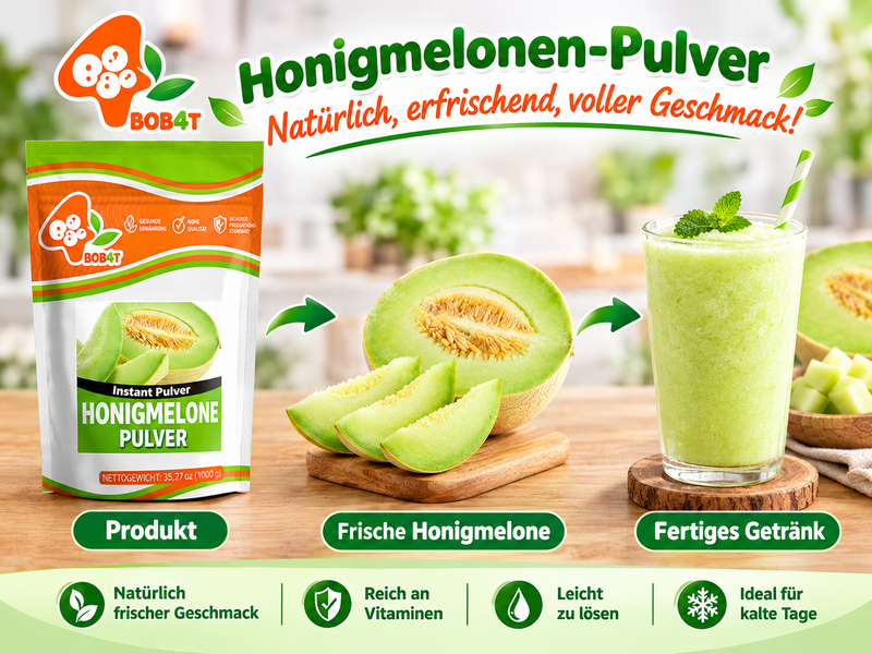 Honigmelone Pulver 1kg (Bột dưa vàng)