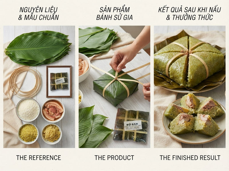 Banh Chung Kuchen Groß ca.1,2 kg