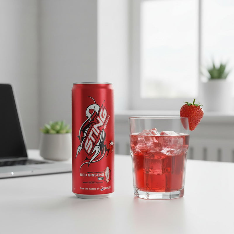 Energiegetränke Erdbeere Sting 320ml