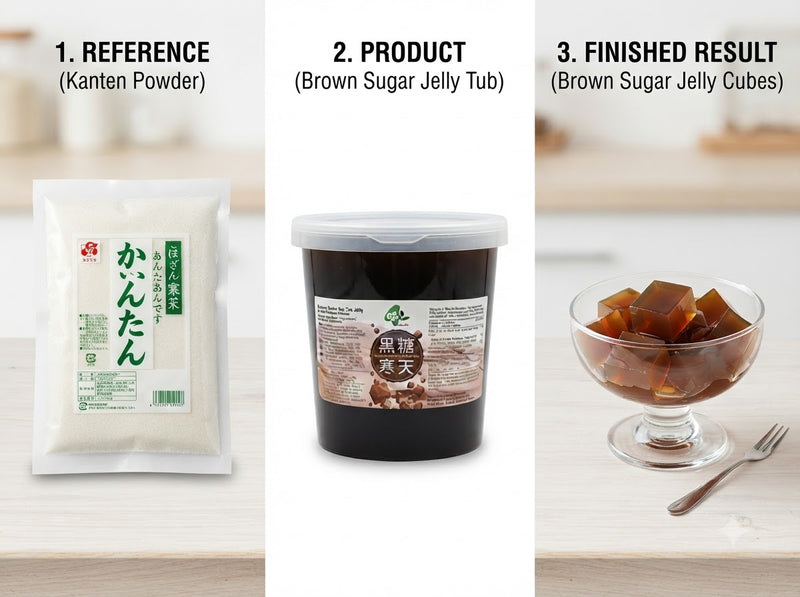 Hantian Jelly Braun Zucker 3,3kg (Thạch đường đen)