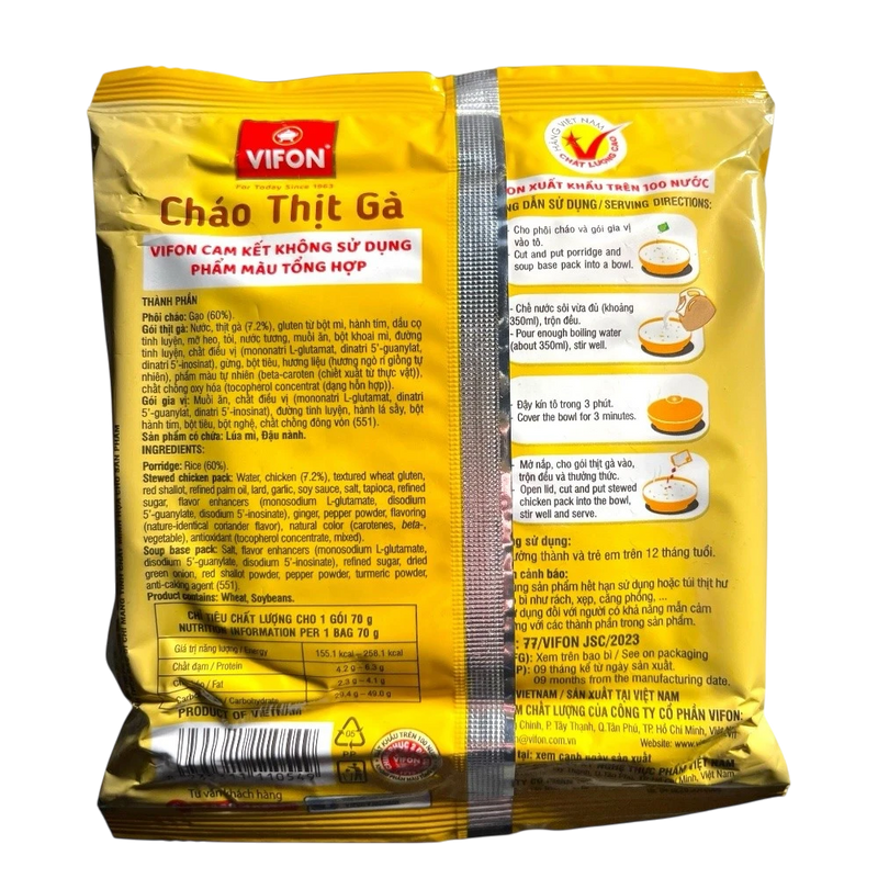 Inst Rice Porridge mit Hähnchen Geschmack 70g
