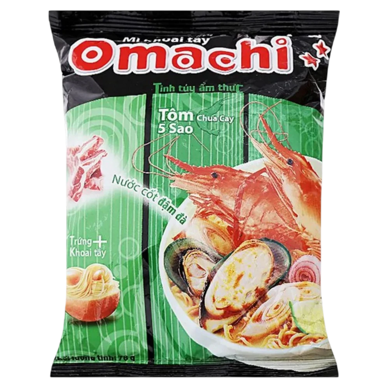 Instant Nudeln Omachi Garnelen 80g