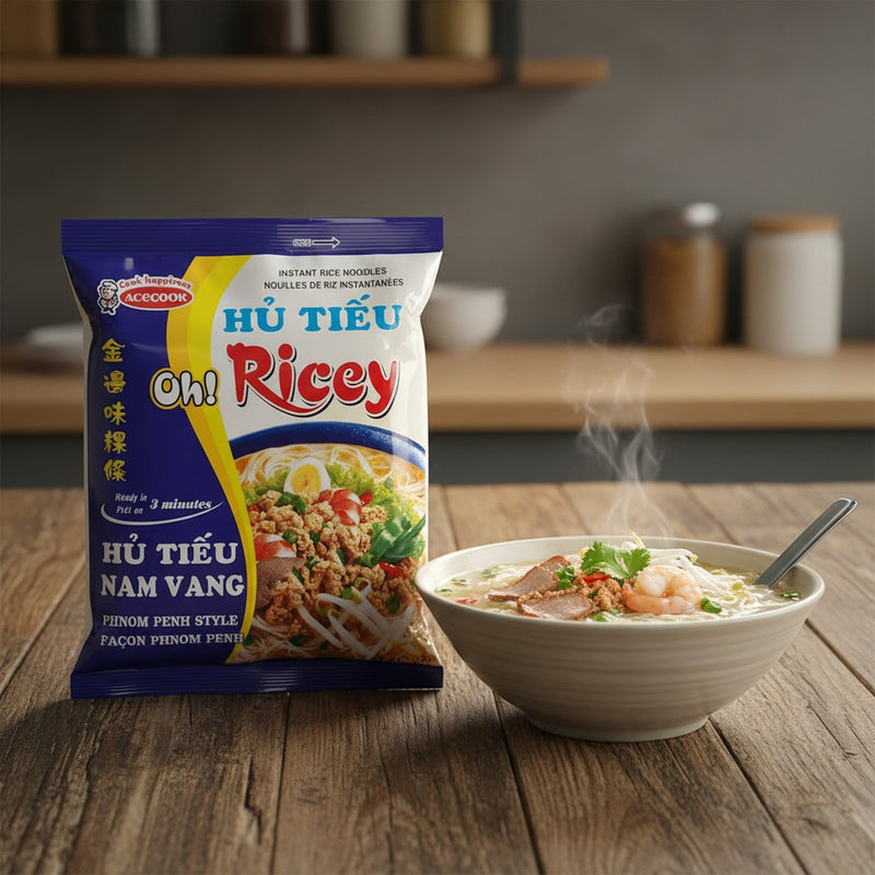 Instant Reisnudeln -Hu Tieu Phnom Penh Oh Ricey 71g