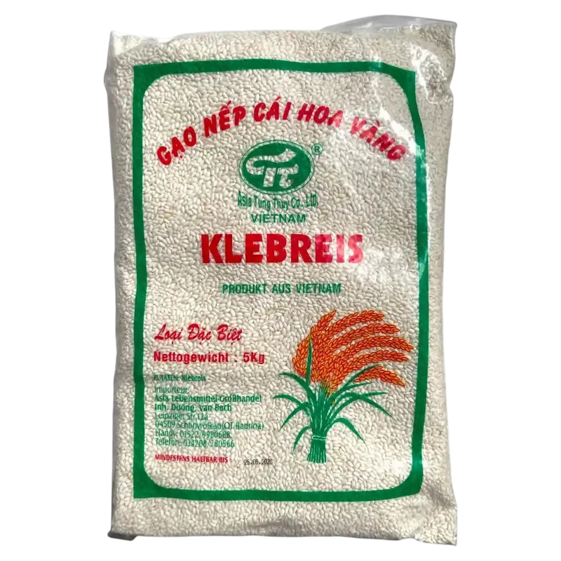 Klebreis Nep Cai Hoa Vang 1kg (Nếp cái hoa vàng)
