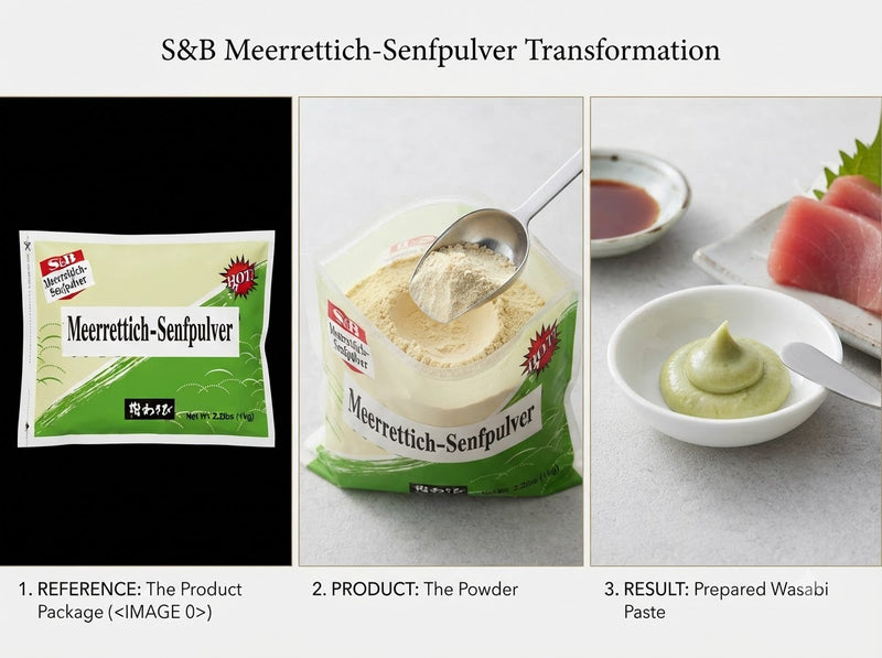 Meerrettich Senfpulver Wasabi Inaka 1kg