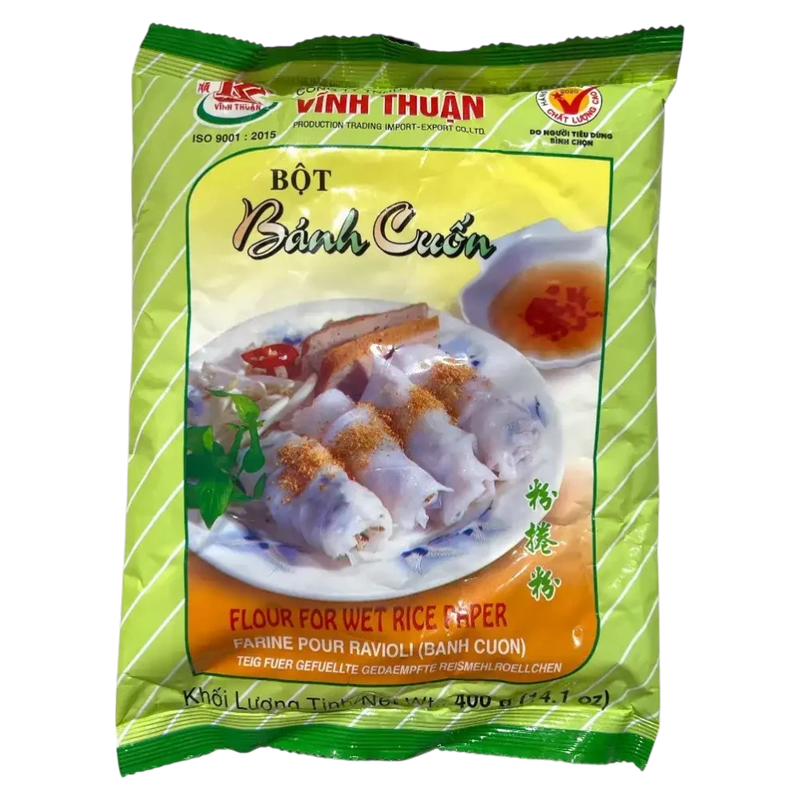 Mehl gedämpfte Reismehlröllchen (bột bánh cuốn) 400g
