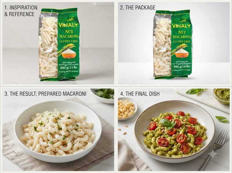 Nui Macaroni 400g (Mì Nui)