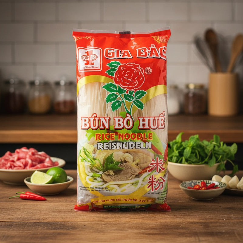 Reisnudeln dick Gia Bao - Bún Bò Huế 500g