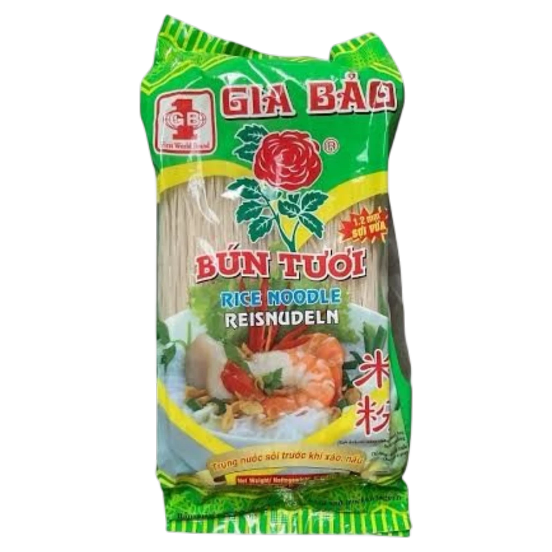 Reisnudeln Gia Bao 1,2mm Karton(500gx20) (Bún sợi vừa 1 Karton)