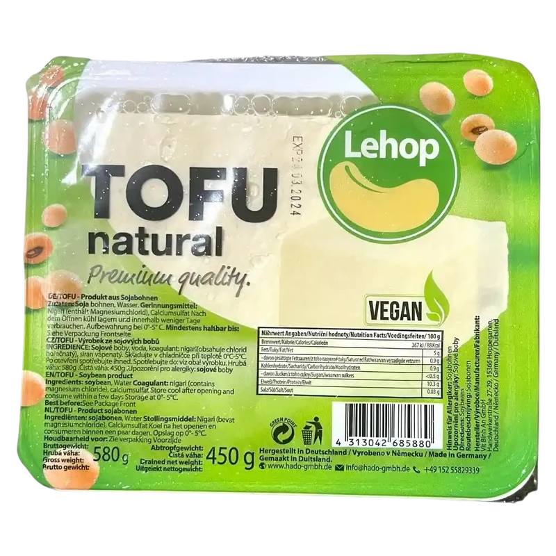 Frische Tofu Lehop 450g