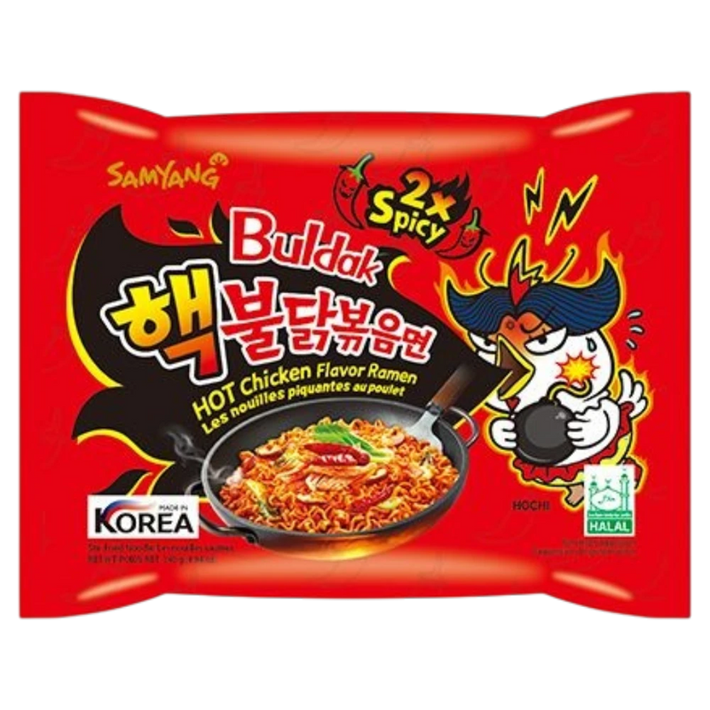 Samyang Buldak Hot Chicken Flavor Ramen 2x Spicy 140g