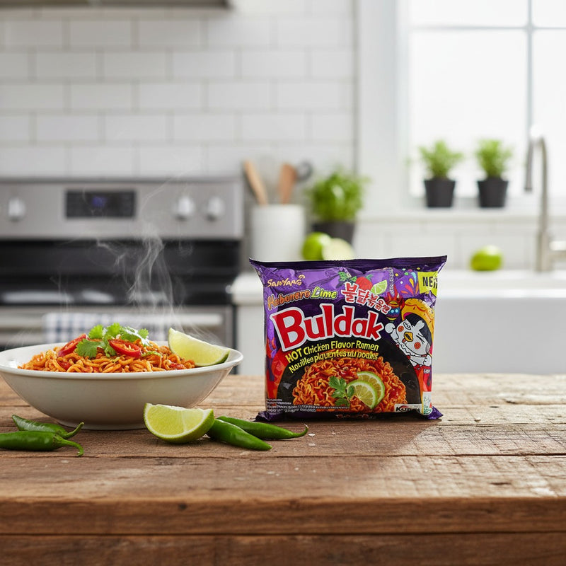 Samyang Buldak Hot Chicken Habanero Lime 140g