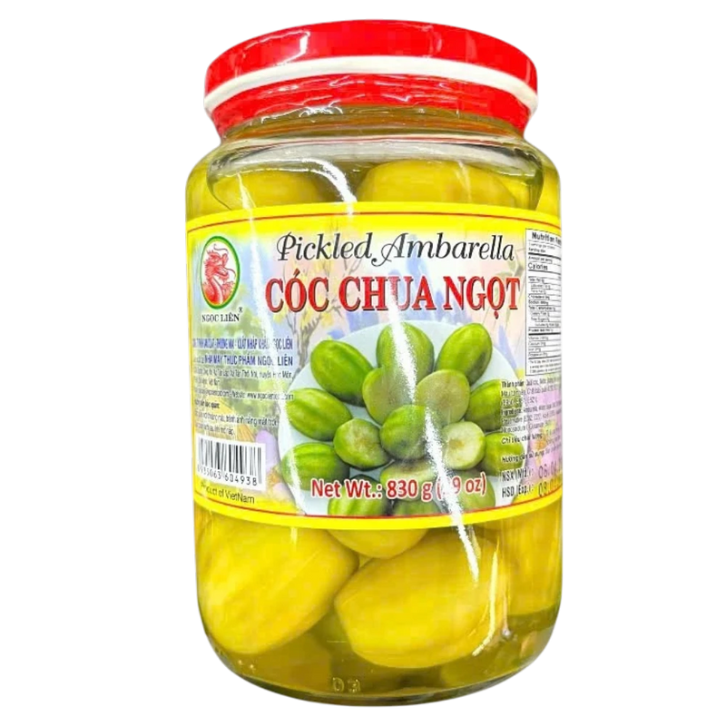 Süßsauer Steinfrucht,, Cóc Chua Ngọt" Ngoc Lien 850g