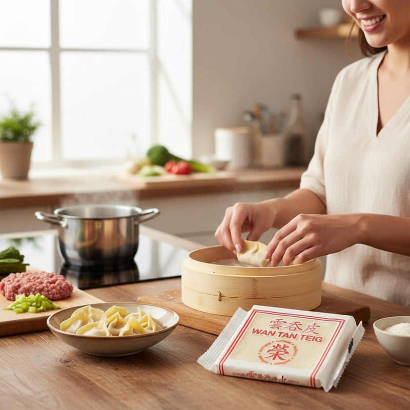 Wantan Teigblätter 500g ( 48 x 250)