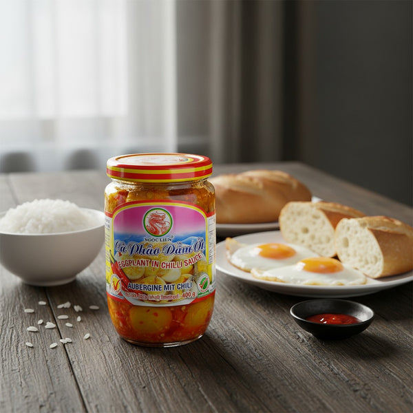 Aubergine in Chilisoße Ngoc Lien 400g (Cà pháo dầm ớt)