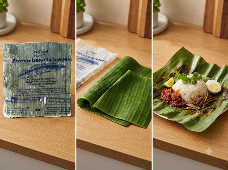 Banane Blätter (Tiefkühlt) 500g (Lá chuối)