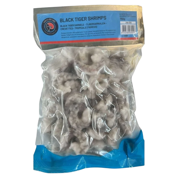 Black Tiger Garnelen ohne Kopf ohne Schale 26/30 1kg