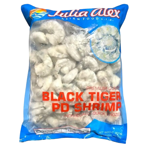 Black Tiger Garnelen ohne Kopf ohne Schale 31/40 1kg (Tôm)