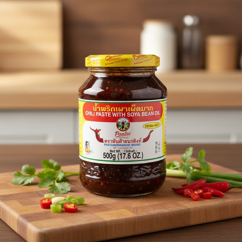 Chilipaste mit Sojabohnenöl Extra Hot 500g