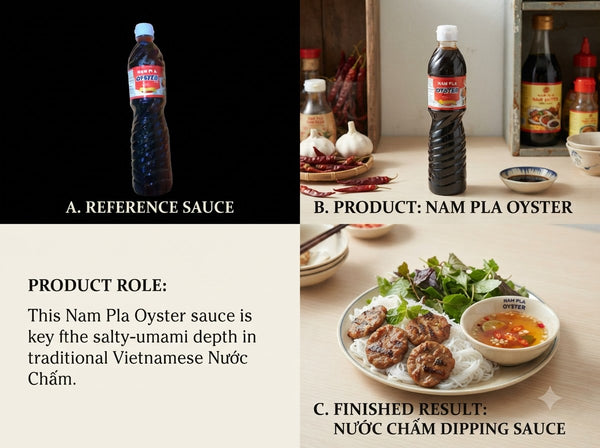 Fischsauce Nam Pla Oyster 700ml (Nước mắm sò)