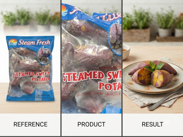 gedämpfte Süßkartoffel 1kg (Khoai lang)