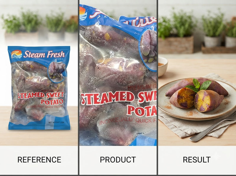 gedämpfte Süßkartoffel 1kg (Khoai lang)