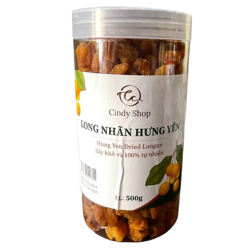 Getrocknete Longan-Früchte 500g (Long nhãn)