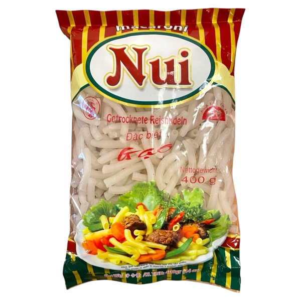 Getrocknete Reisnudeln -Nui Macaroni 400g (Mì nui)