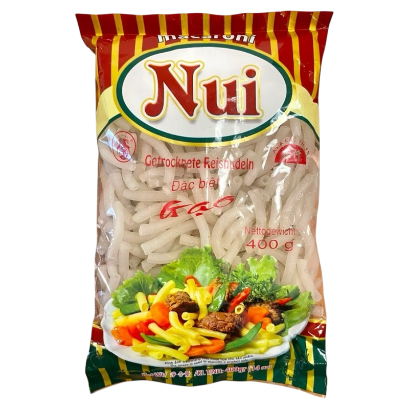 Getrocknete Reisnudeln -Nui Macaroni 400g (Mì nui)