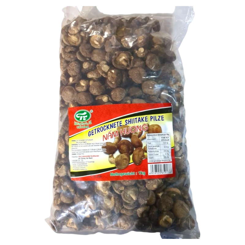 Getrocknete Shiitake Pilze 1kg