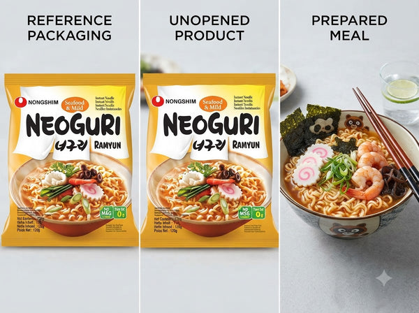 Inst. Ramen Nudeln Neoguri Meeresfrüchte (Mì hải sản)