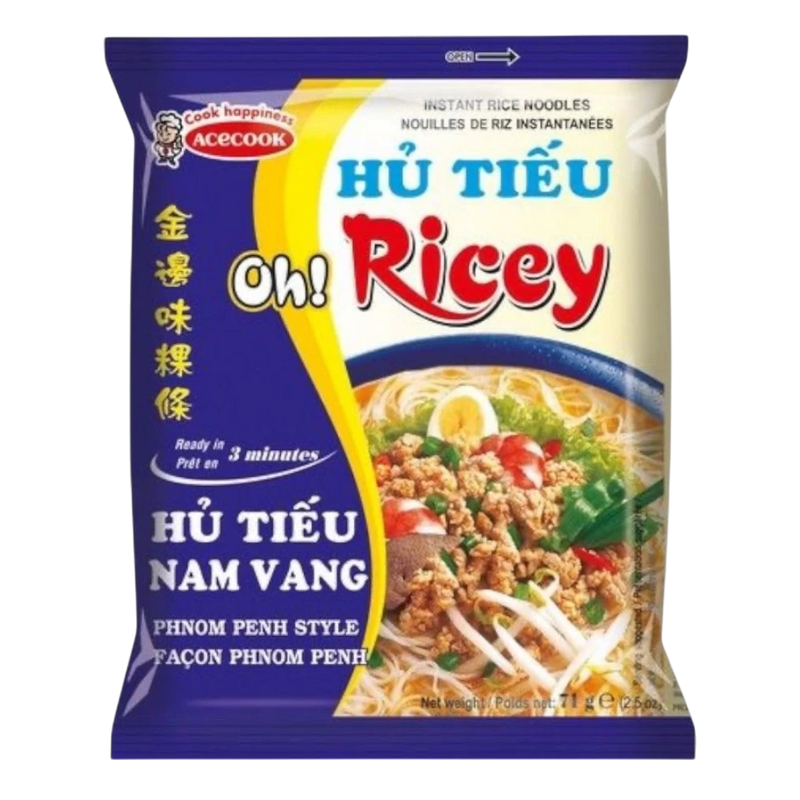 Instant Reisnudeln -Hu Tieu Phnom Penh Oh Ricey 71g