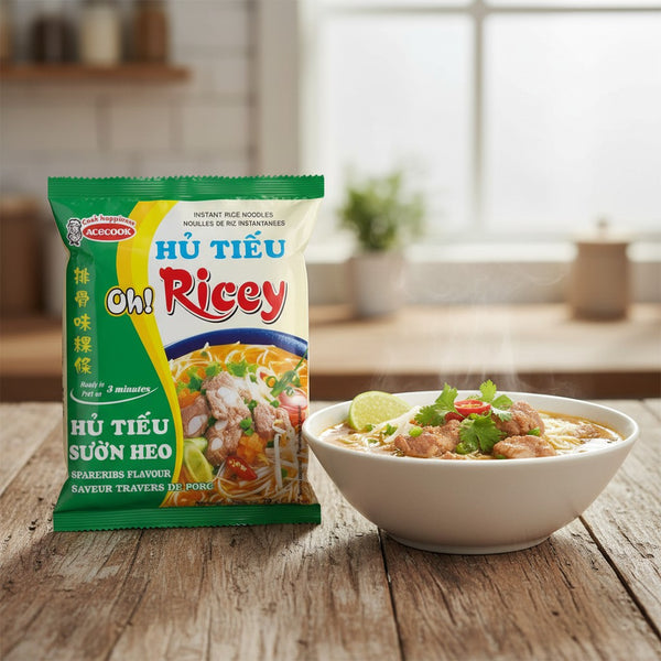 Instant Reisnudeln Ribs -Hu Tieu Suon Heo-Oh Ricey 70g