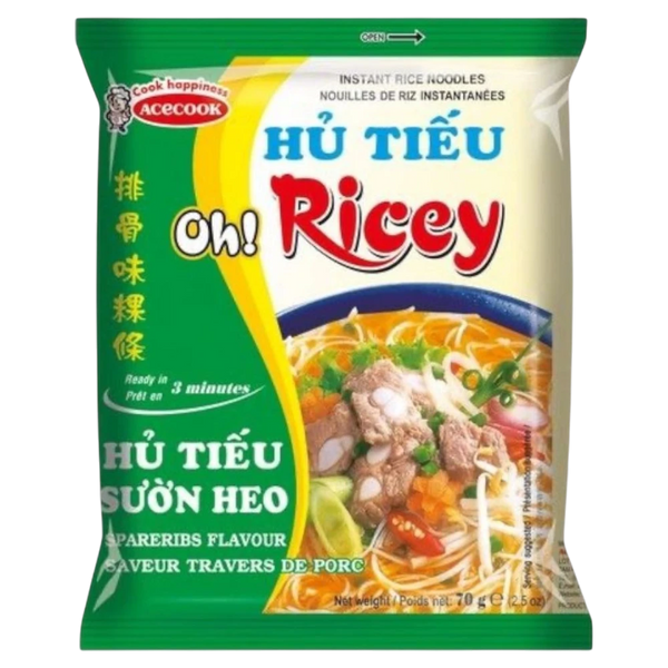 Instant Reisnudeln Ribs -Hu Tieu Suon Heo-Oh Ricey 70g