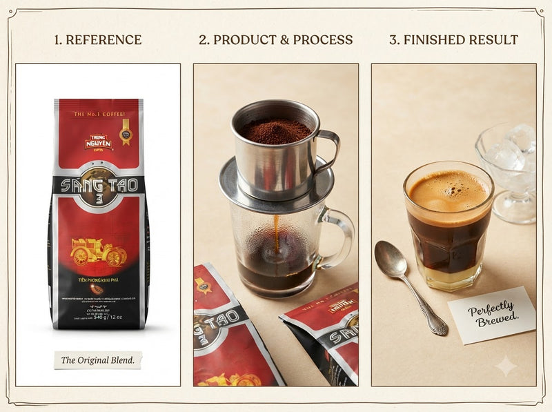 Kaffeepulver Nr.3 Trung Nguyen gemahlen 340g (Cà phê Sang Tao 3)