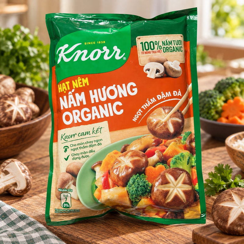 Knorr Würzmittel Organic Pilze 380g
