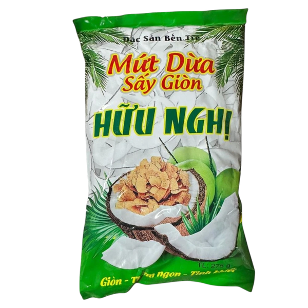 Knusprige getrocknete Kokosstreifen aus Vietnam 275g (Dừa bào sợi)