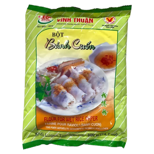 Mehl gedämpfte Reismehlröllchen (bột bánh cuốn) 400g