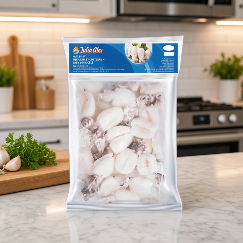 Japanese spineless cuttlefish 1kg (Mực baby)