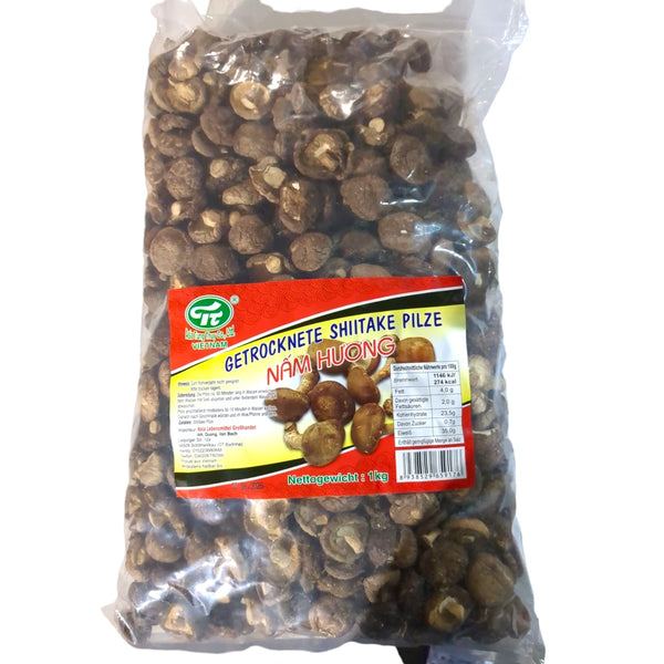 Getrocknete Shiitake Pilze 1kg (Nấm hương 1kg)