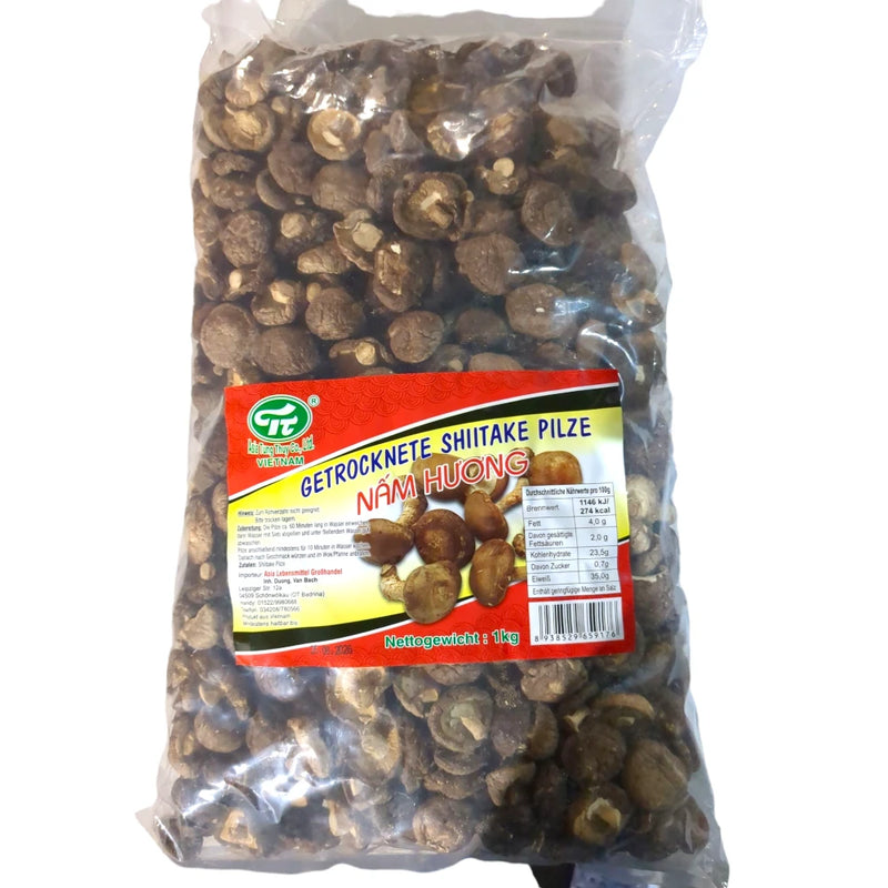Getrocknete Shiitake Pilze 1kg (Nấm hương 1kg)