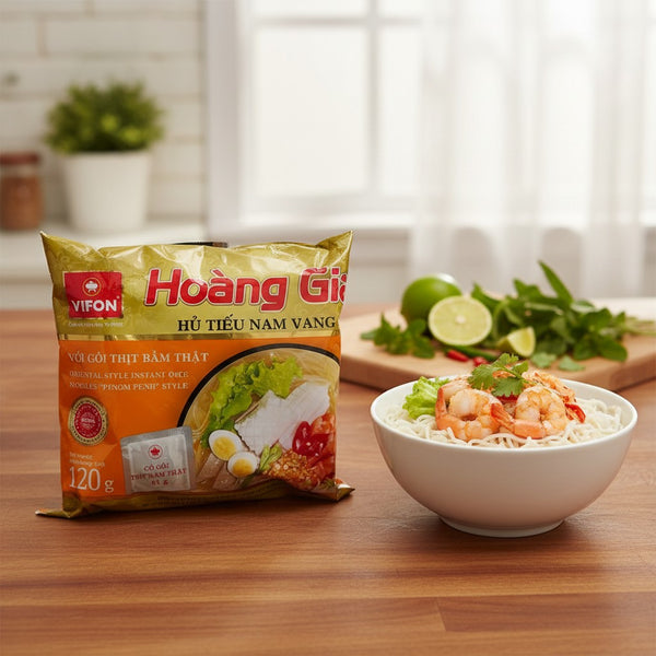 Nam Vang Nudelsuppe -Hoang Gia 120g (hủ tiếu có thitj)