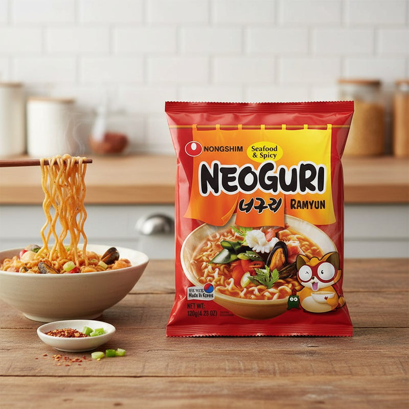 Nongshim Seafood - Spicy Neoguri 120g (Mì neoguri)