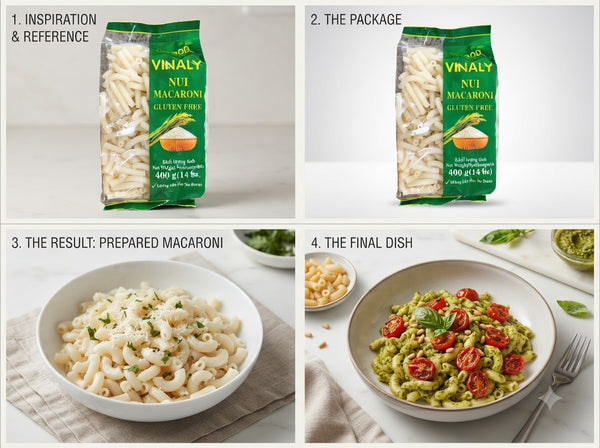 Nui Macaroni 400g (Mì Nui)