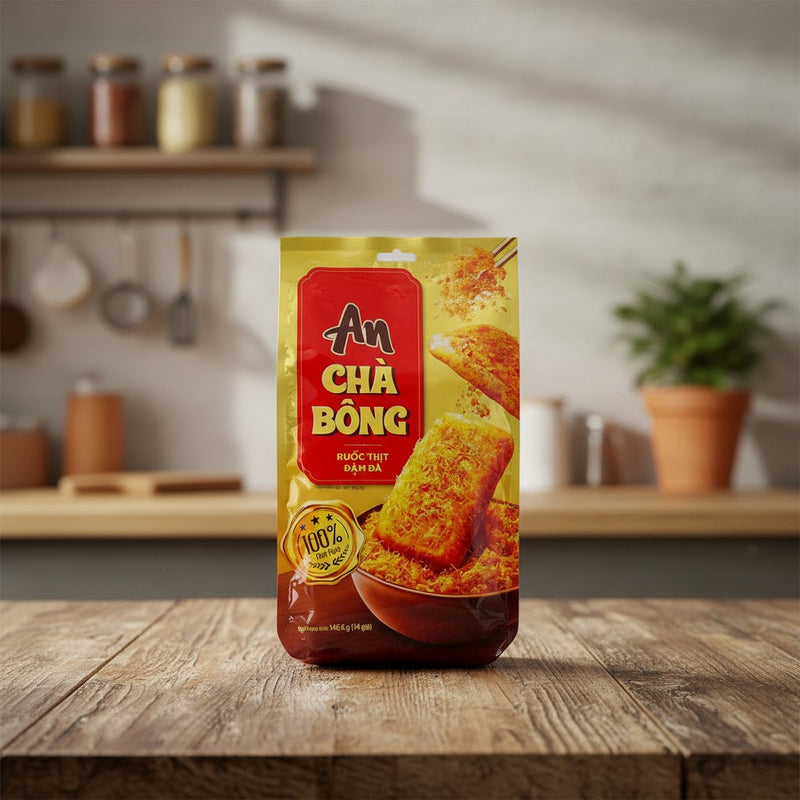 Reiskuchen mit Schweinfleisch -14 Stk- Bánh Gạo Chà Bông 150g