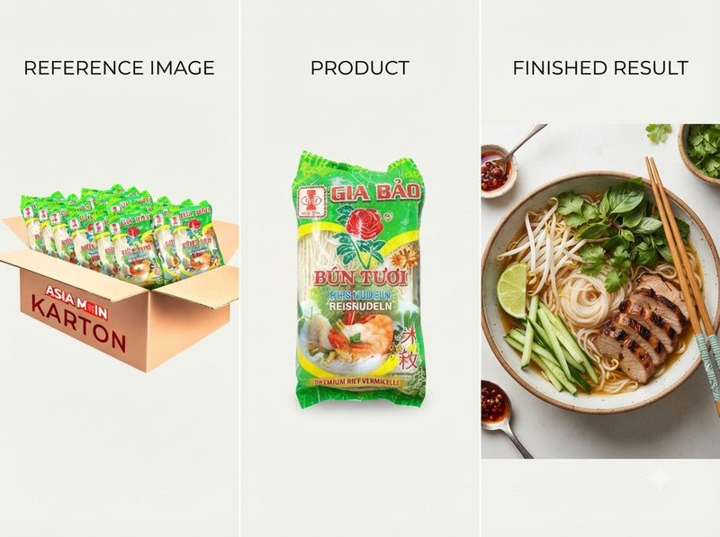 Reisnudeln Gia Bao 1mm (Karton Bún sợi nhỏ)