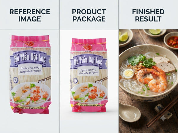 Reisnudeln Gia Bao 500g (Hủ Tiếu Bột Lọc)