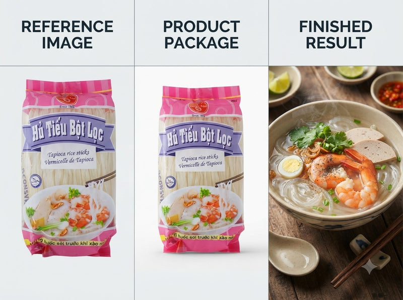 Reisnudeln Gia Bao - Hủ Tiếu Bột Lọc- 500g