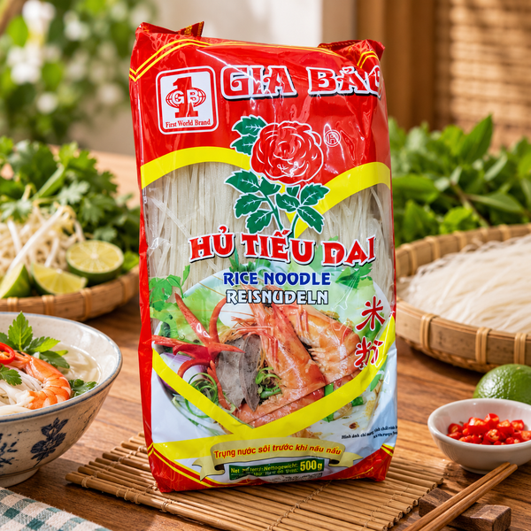 Reisnudeln Gia Bao - Hủ Tiếu Dai- 500g
