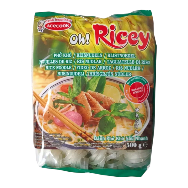 Reisbandnudeln Oh Ricey 18x 500g (Karton Phở Oh Ricey)